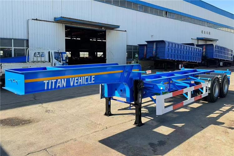 TITAN 2 Axle 20ft ISO Tank Chassis Trailer for Sale In Papua New Guinea - الشاسية نصف مقطورة: صور 1 TITAN 2 Axle 20ft ISO Tank Chassis Trailer for Sale In Papua New Guinea - الشاسية نصف مقطورة: صور 1