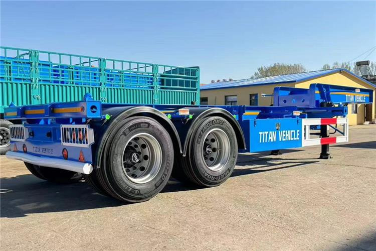 TITAN 2 Axle 20ft ISO Tank Chassis Trailer for Sale In Papua New Guinea - الشاسية نصف مقطورة: صور 5 TITAN 2 Axle 20ft ISO Tank Chassis Trailer for Sale In Papua New Guinea - الشاسية نصف مقطورة: صور 5