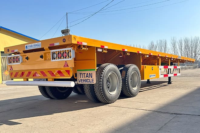 TITAN 2 Axle 40 Ft Flatbed Trailer for Sale in Uganda - نصف مقطورة مسطحة: صور 3 TITAN 2 Axle 40 Ft Flatbed Trailer for Sale in Uganda - نصف مقطورة مسطحة: صور 3