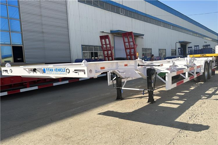 TITAN 2 Axle 40ft Container Transport Trailer for Sale In Nigeria - الشاسية نصف مقطورة: صور 1 TITAN 2 Axle 40ft Container Transport Trailer for Sale In Nigeria - الشاسية نصف مقطورة: صور 1