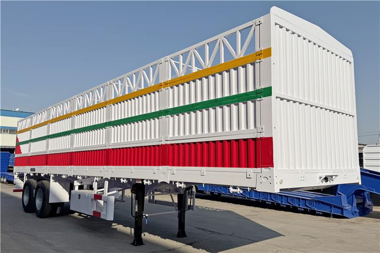 TITAN 2 Axle Fence Cargo Trailer with Bogie Suspension for Sale In Zimbabwe - شاحنة نقل المواشي نصف مقطورة: صور 1 TITAN 2 Axle Fence Cargo Trailer with Bogie Suspension for Sale In Zimbabwe - شاحنة نقل المواشي نصف مقطورة: صور 1
