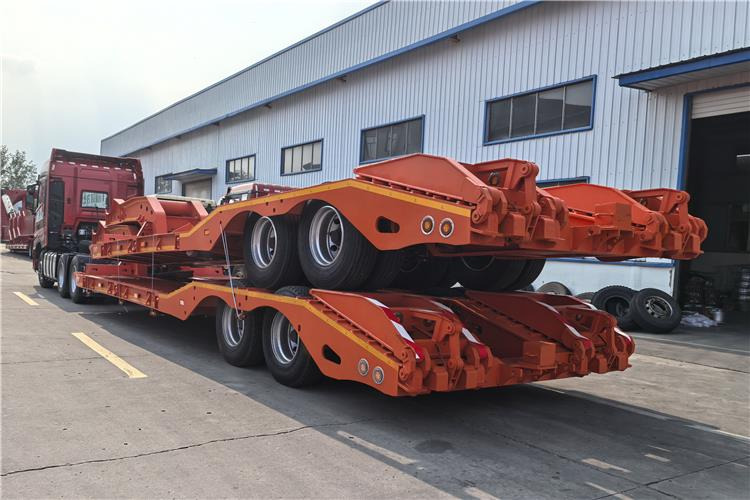 TITAN 2 Axle Low Low Bed Trailer for Sale In Angola - عربة مسطحة منخفضة نصف مقطورة: صور 3 TITAN 2 Axle Low Low Bed Trailer for Sale In Angola - عربة مسطحة منخفضة نصف مقطورة: صور 3