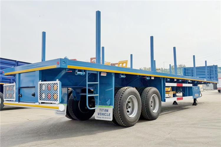 TITAN 2 Axle Wood Log Trailer Flatbed Trailer for Sale In Zimbabwe - نصف مقطورة مسطحة: صور 3 TITAN 2 Axle Wood Log Trailer Flatbed Trailer for Sale In Zimbabwe - نصف مقطورة مسطحة: صور 3