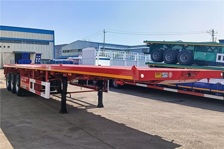 TITAN 2025 New China Flatbed Trailer with Single Tires In Kenya - الشاسية نصف مقطورة: صور 2 TITAN 2025 New China Flatbed Trailer with Single Tires In Kenya - الشاسية نصف مقطورة: صور 2