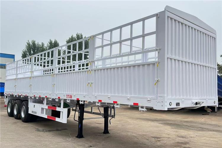TITAN 2025 New Fence Semi Trailer for Sale In Tanzania - شاحنة نقل المواشي نصف مقطورة: صور 2 TITAN 2025 New Fence Semi Trailer for Sale In Tanzania - شاحنة نقل المواشي نصف مقطورة: صور 2