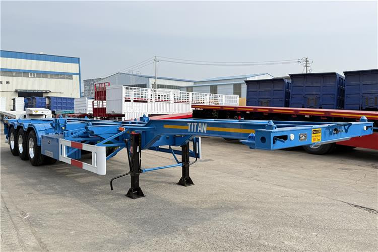 TITAN 3 Axle 40 foot Container Trailer for Sale In Senegal - الشاسية نصف مقطورة: صور 2 TITAN 3 Axle 40 foot Container Trailer for Sale In Senegal - الشاسية نصف مقطورة: صور 2