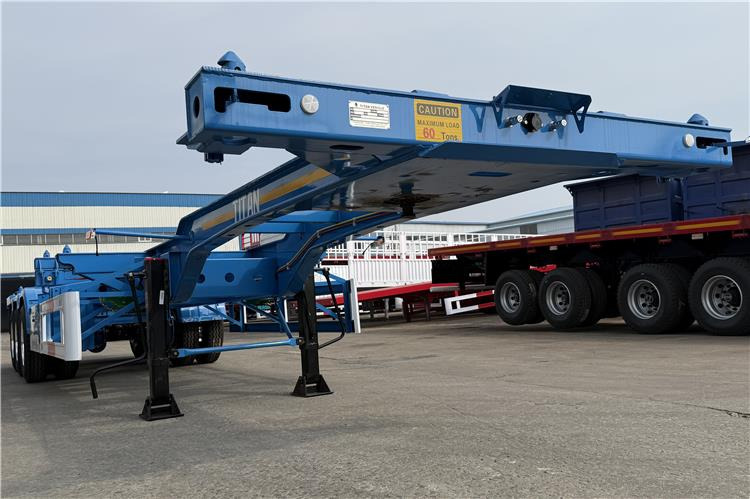 TITAN 3 Axle 40 foot Container Trailer for Sale In Senegal - الشاسية نصف مقطورة: صور 5 TITAN 3 Axle 40 foot Container Trailer for Sale In Senegal - الشاسية نصف مقطورة: صور 5