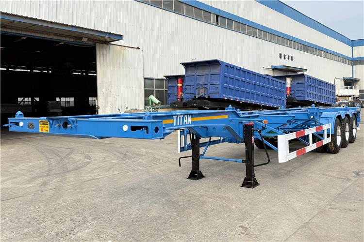 TITAN 3 Axle 40 foot Container Trailer for Sale In Senegal - الشاسية نصف مقطورة: صور 1 TITAN 3 Axle 40 foot Container Trailer for Sale In Senegal - الشاسية نصف مقطورة: صور 1