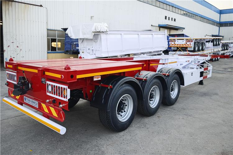 TITAN 3 Axle 40ft Container Chassis Trailer for Sale In Guam - الشاسية نصف مقطورة: صور 5 TITAN 3 Axle 40ft Container Chassis Trailer for Sale In Guam - الشاسية نصف مقطورة: صور 5
