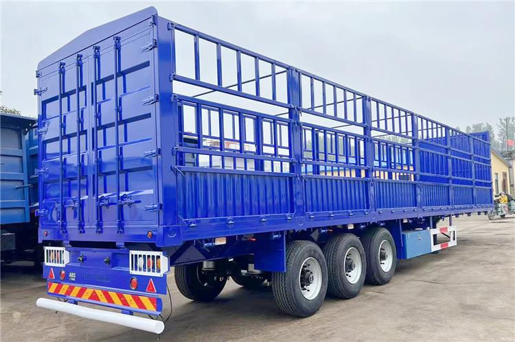 TITAN 3 Axle Cargo Fence Trailer with Air Suspension Transport Animal - شاحنة نقل المواشي نصف مقطورة: صور 1 TITAN 3 Axle Cargo Fence Trailer with Air Suspension Transport Animal - شاحنة نقل المواشي نصف مقطورة: صور 1