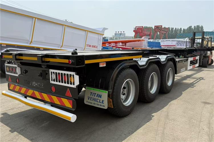 TITAN 3 Axle Skeletal Semi Trailer Price for Sale Near Me In Jamaica - الشاسية نصف مقطورة: صور 1 TITAN 3 Axle Skeletal Semi Trailer Price for Sale Near Me In Jamaica - الشاسية نصف مقطورة: صور 1