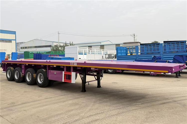 TITAN 4 Axle 40ft Flatbed Semi Trailer for Sale In Guam - نصف مقطورة مسطحة: صور 5 TITAN 4 Axle 40ft Flatbed Semi Trailer for Sale In Guam - نصف مقطورة مسطحة: صور 5