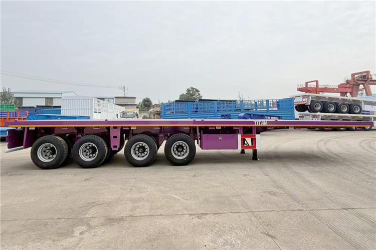 TITAN 4 Axle 40ft Flatbed Semi Trailer for Sale In Guam - نصف مقطورة مسطحة: صور 2 TITAN 4 Axle 40ft Flatbed Semi Trailer for Sale In Guam - نصف مقطورة مسطحة: صور 2