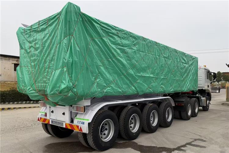 TITAN 4 Axle 80 Ton Dump Semi Trailer for Sale In Cameroon - قلابة نصف مقطورة: صور 4 TITAN 4 Axle 80 Ton Dump Semi Trailer for Sale In Cameroon - قلابة نصف مقطورة: صور 4