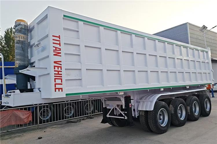 TITAN 4 Axle 80 Ton Dump Semi Trailer for Sale In Cameroon - قلابة نصف مقطورة: صور 1 TITAN 4 Axle 80 Ton Dump Semi Trailer for Sale In Cameroon - قلابة نصف مقطورة: صور 1