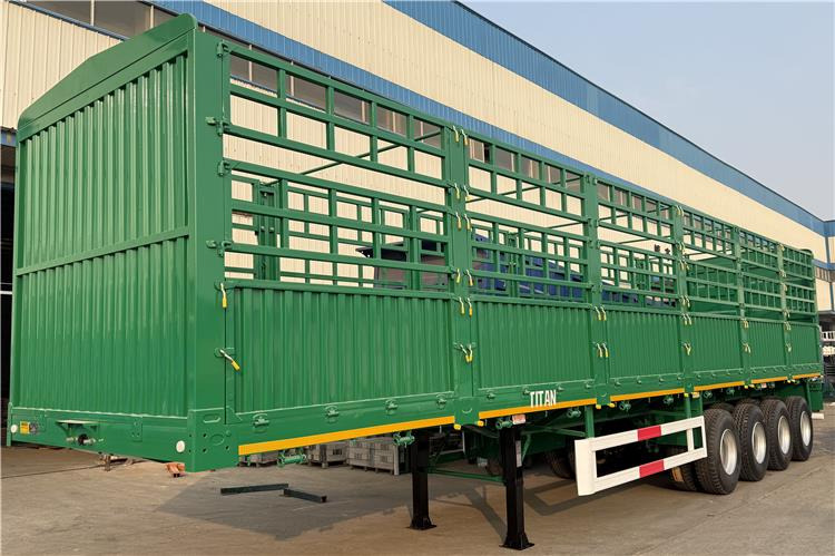 TITAN 4 Axle 80 Ton Livestock Semi Trailer for Sale In Sudan - شاحنة نقل المواشي نصف مقطورة: صور 1 TITAN 4 Axle 80 Ton Livestock Semi Trailer for Sale In Sudan - شاحنة نقل المواشي نصف مقطورة: صور 1