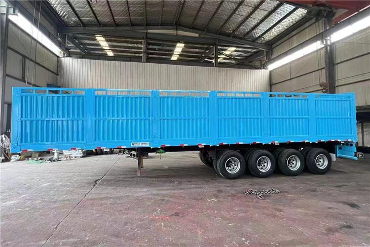 TITAN 4 Axle Fence Semi Truck Trailer for Sale price In Rwanda - شاحنة نقل المواشي نصف مقطورة: صور 3 TITAN 4 Axle Fence Semi Truck Trailer for Sale price In Rwanda - شاحنة نقل المواشي نصف مقطورة: صور 3