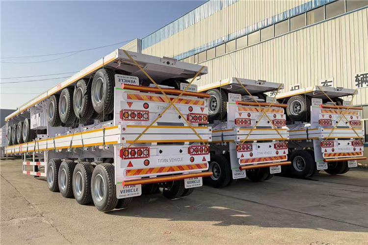 TITAN 4 Axle Flatbed Trailer for Sale In Saudi Arabia - نصف مقطورة مسطحة: صور 1 TITAN 4 Axle Flatbed Trailer for Sale In Saudi Arabia - نصف مقطورة مسطحة: صور 1