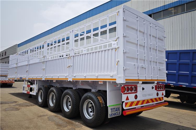 TITAN 4 Axle Livestock Truck Trailer for Sale In Guam - شاحنة نقل المواشي نصف مقطورة: صور 2 TITAN 4 Axle Livestock Truck Trailer for Sale In Guam - شاحنة نقل المواشي نصف مقطورة: صور 2