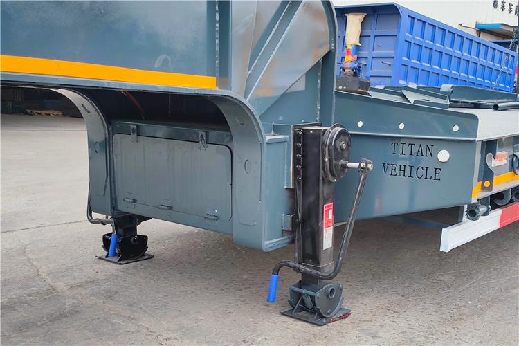 عربة مسطحة منخفضة نصف مقطورة جديد TITAN 4 Axle Low Loader Trailer for Sale In Jamaica: صور 7