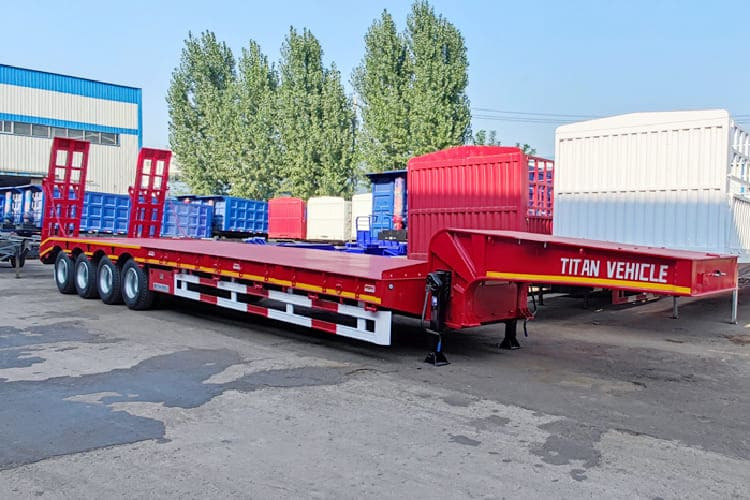 TITAN 4 Axle Low Loader Trailer for Sale in Jamaica - عربة مسطحة منخفضة نصف مقطورة: صور 2 TITAN 4 Axle Low Loader Trailer for Sale in Jamaica - عربة مسطحة منخفضة نصف مقطورة: صور 2