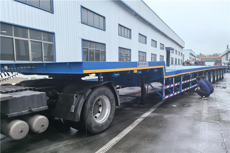 TITAN 6 Axle 54m Telescopic Flatbed Trailer for Sale In Angola - نصف مقطورة مسطحة: صور 1 TITAN 6 Axle 54m Telescopic Flatbed Trailer for Sale In Angola - نصف مقطورة مسطحة: صور 1