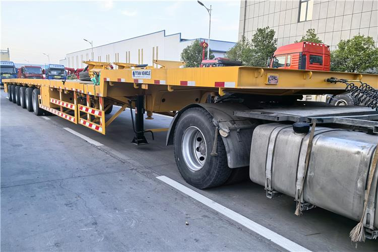 TITAN 6 Axle 62m Extendable Trailer for Sale In Ghana - نصف مقطورة مسطحة: صور 1 TITAN 6 Axle 62m Extendable Trailer for Sale In Ghana - نصف مقطورة مسطحة: صور 1