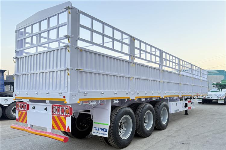 TITAN 80 Ton Fence Cargo Trailer for Sale In Mali - شاحنة نقل المواشي نصف مقطورة: صور 1 TITAN 80 Ton Fence Cargo Trailer for Sale In Mali - شاحنة نقل المواشي نصف مقطورة: صور 1