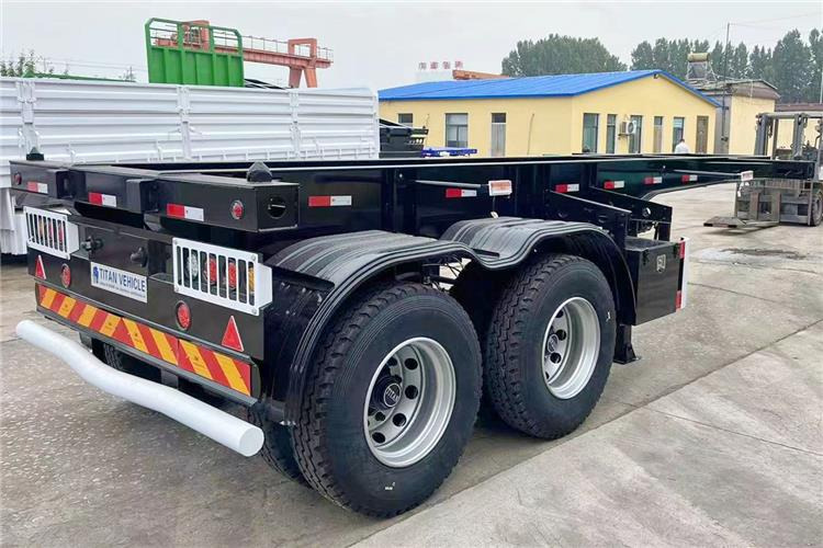 TITAN In Stock 20 ft Shipping Container Trailer for Sale In Ghana - الشاسية نصف مقطورة: صور 3 TITAN In Stock 20 ft Shipping Container Trailer for Sale In Ghana - الشاسية نصف مقطورة: صور 3