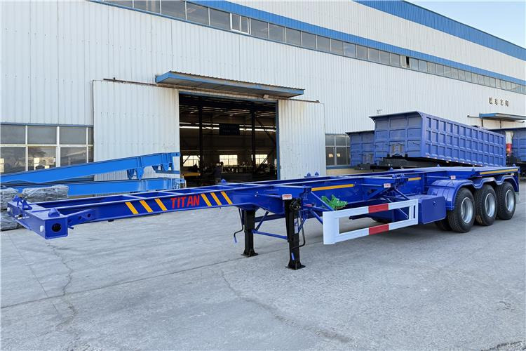 TITAN Sales Promotion 40 feet Container Trailer for Sale In Mexico - الشاسية نصف مقطورة: صور 2 TITAN Sales Promotion 40 feet Container Trailer for Sale In Mexico - الشاسية نصف مقطورة: صور 2