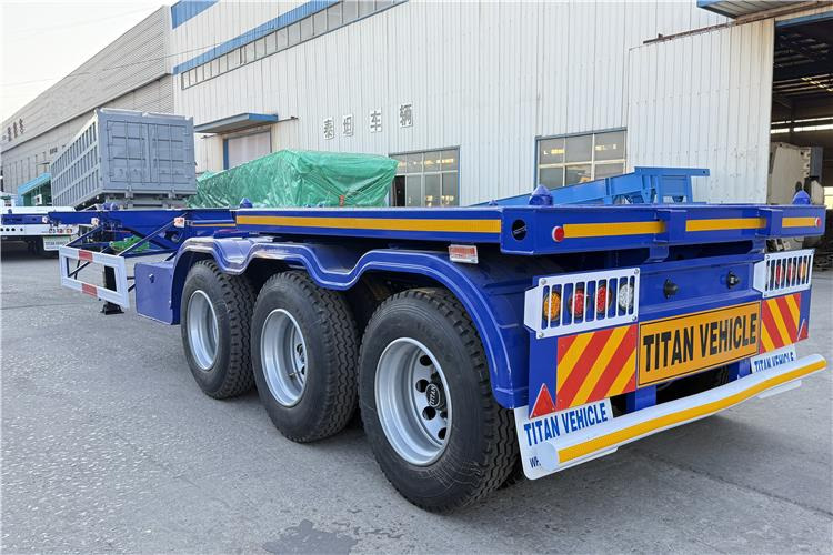 TITAN Sales Promotion 40 feet Container Trailer for Sale In Mexico - الشاسية نصف مقطورة: صور 3 TITAN Sales Promotion 40 feet Container Trailer for Sale In Mexico - الشاسية نصف مقطورة: صور 3