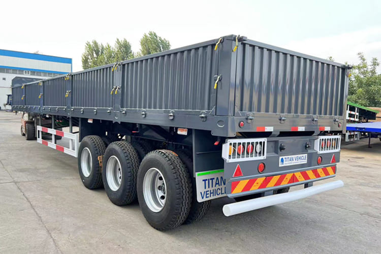 TITAN Side Wall Semi Trailer for Sale in Tanzania - نصف مقطورة مسطحة: صور 1 TITAN Side Wall Semi Trailer for Sale in Tanzania - نصف مقطورة مسطحة: صور 1