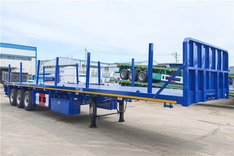 TITAN Tri Axle 40 foot Semi Truck Flatbed Trailer In Sierra Leone - الشاسية نصف مقطورة: صور 2 TITAN Tri Axle 40 foot Semi Truck Flatbed Trailer In Sierra Leone - الشاسية نصف مقطورة: صور 2