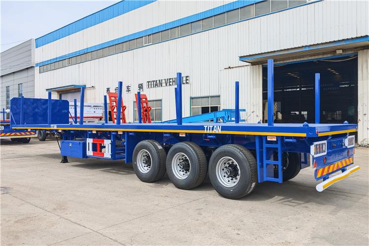 TITAN Tri Axle 40 foot Semi Truck Flatbed Trailer In Sierra Leone - الشاسية نصف مقطورة: صور 3 TITAN Tri Axle 40 foot Semi Truck Flatbed Trailer In Sierra Leone - الشاسية نصف مقطورة: صور 3