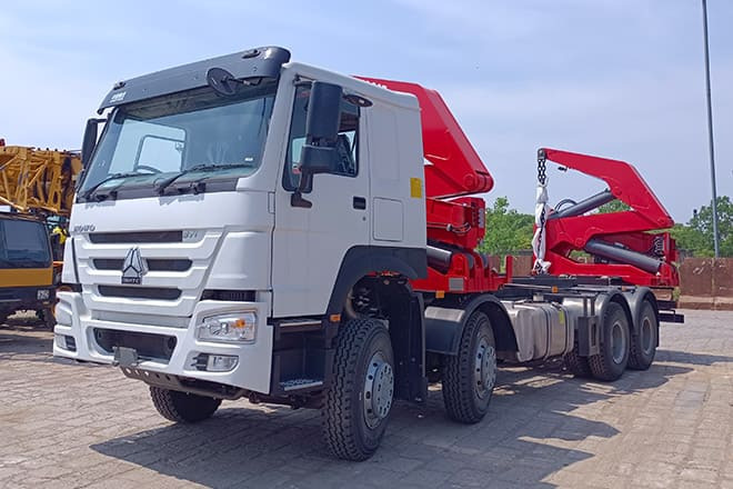XCMG XCMG Side Loader Truck Container for Sale in Barbados - شاحنات الحاويات/ جسم علوي قابل للتغيير شاحنة: صور 2 XCMG XCMG Side Loader Truck Container for Sale in Barbados - شاحنات الحاويات/ جسم علوي قابل للتغيير شاحنة: صور 2