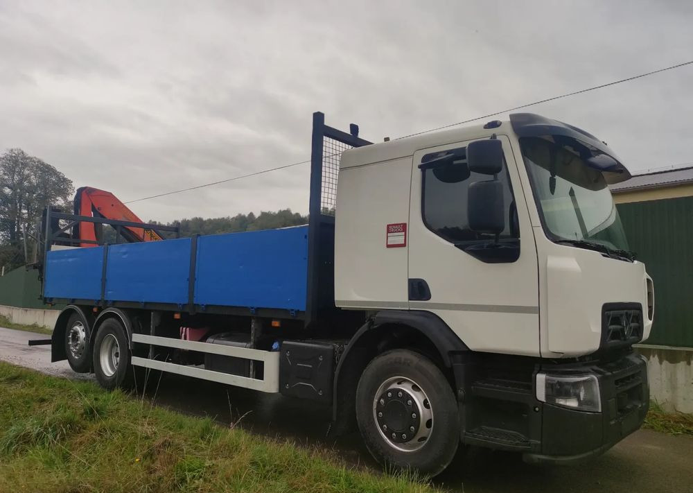 Renault Gama D 26.320 skrzynia hds palfinger PK15500 - شاحنة كرين, شاحنات مسطحة: صور 3 Renault Gama D 26.320 skrzynia hds palfinger PK15500 - شاحنة كرين, شاحنات مسطحة: صور 3