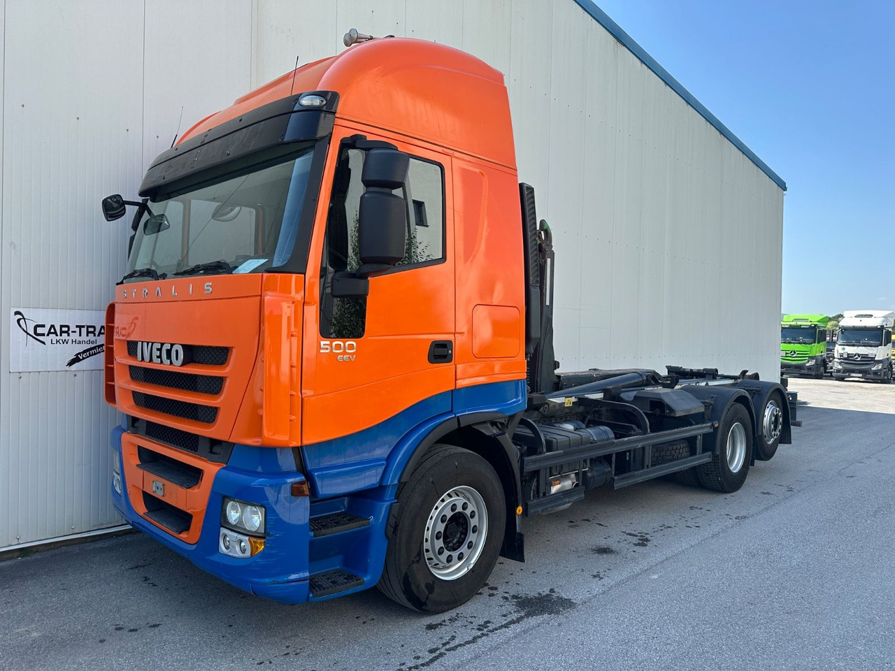 Iveco Stralis 500EEV 20T Meiller Lenkachse Retarder - شاحنة ذات الخطاف: صور 1 Iveco Stralis 500EEV 20T Meiller Lenkachse Retarder - شاحنة ذات الخطاف: صور 1