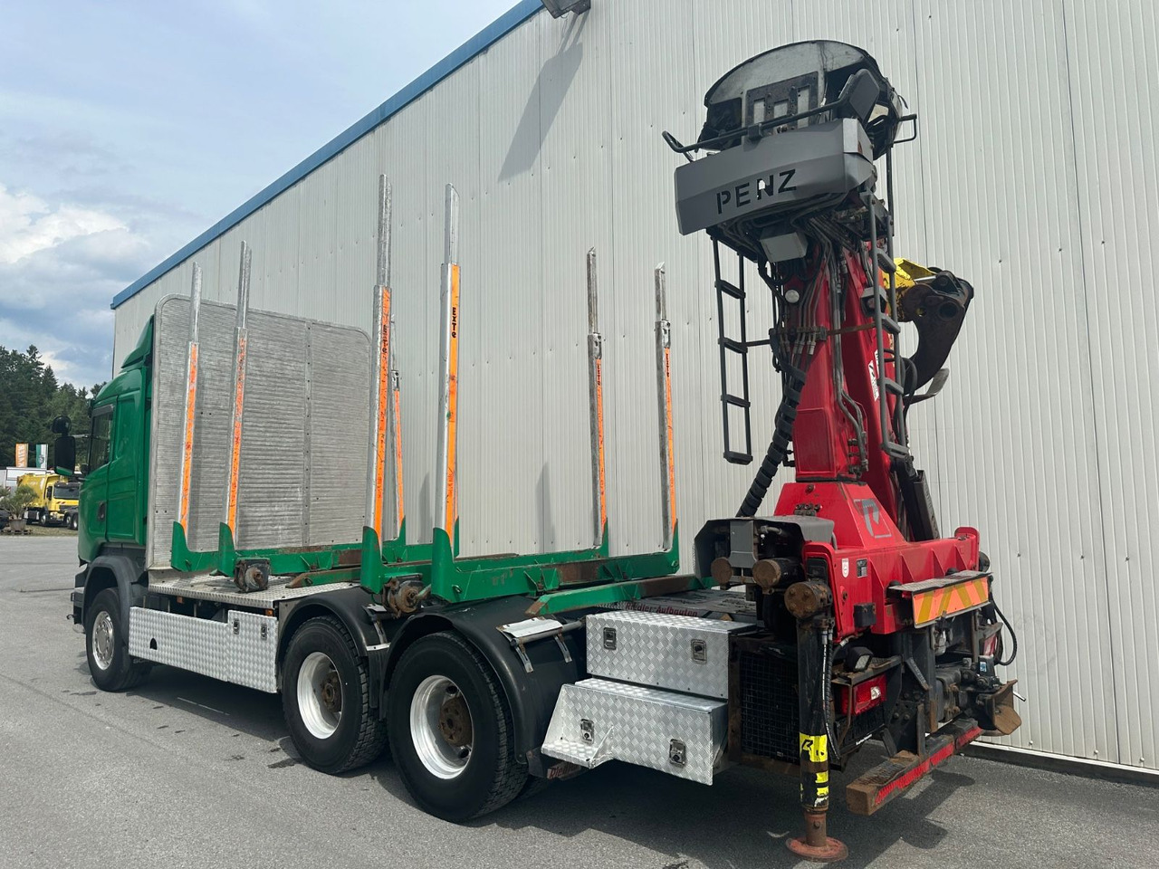 Scania R 580 V8 Penz Kran 2x Telespok - شاحنة قطع الأشجار, شاحنة كرين: صور 4 Scania R 580 V8 Penz Kran 2x Telespok - شاحنة قطع الأشجار, شاحنة كرين: صور 4