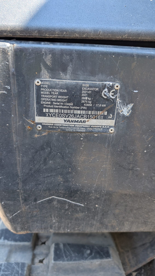 YANMAR SV26 - حفارة مصغرة: صور 5 YANMAR SV26 - حفارة مصغرة: صور 5