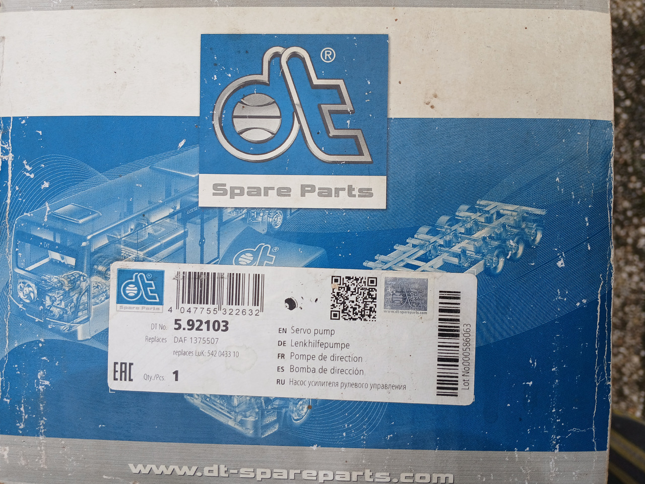 Steeringpump DT 592103 for Daf  - مضخة التوجيه: صور 3 Steeringpump DT 592103 for Daf  - مضخة التوجيه: صور 3