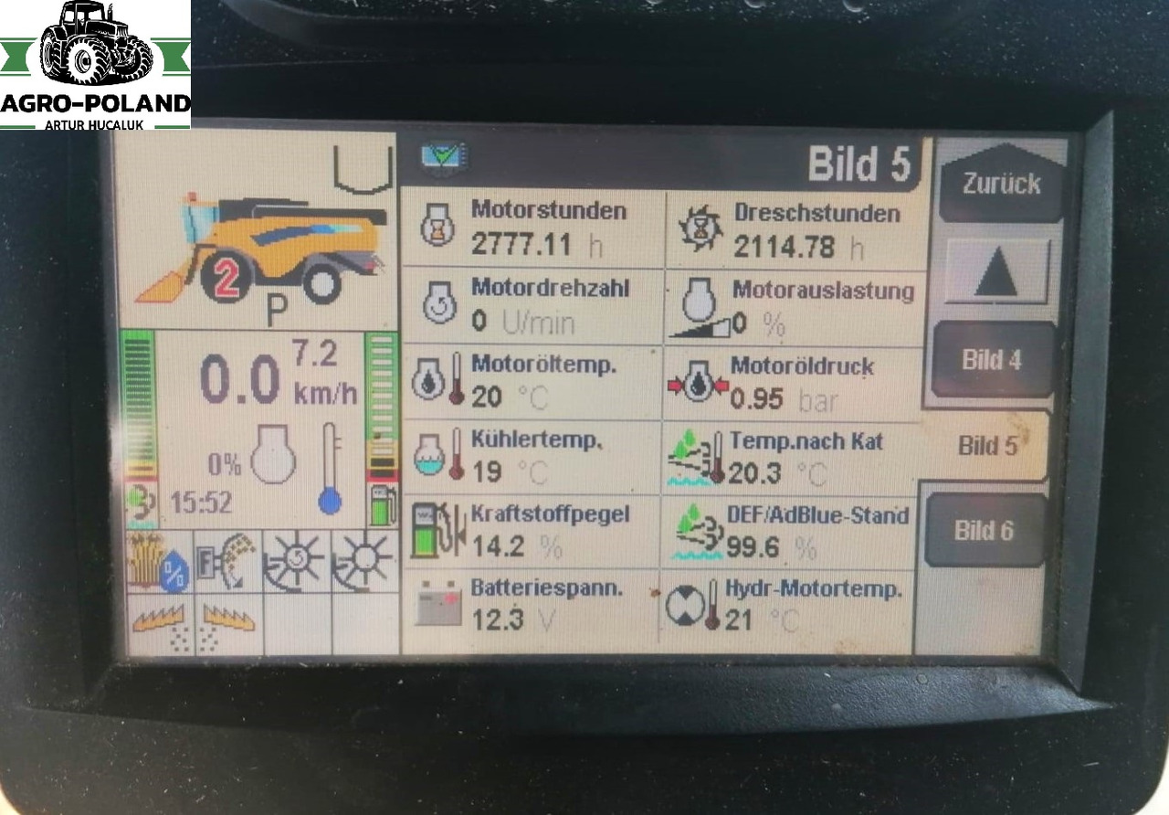 NEW HOLLAND CX 6080 - 2114/2777 h - 2014 ROK + VARIFEED 6,09 M - حصادة شاملة: صور 5 NEW HOLLAND CX 6080 - 2114/2777 h - 2014 ROK + VARIFEED 6,09 M - حصادة شاملة: صور 5