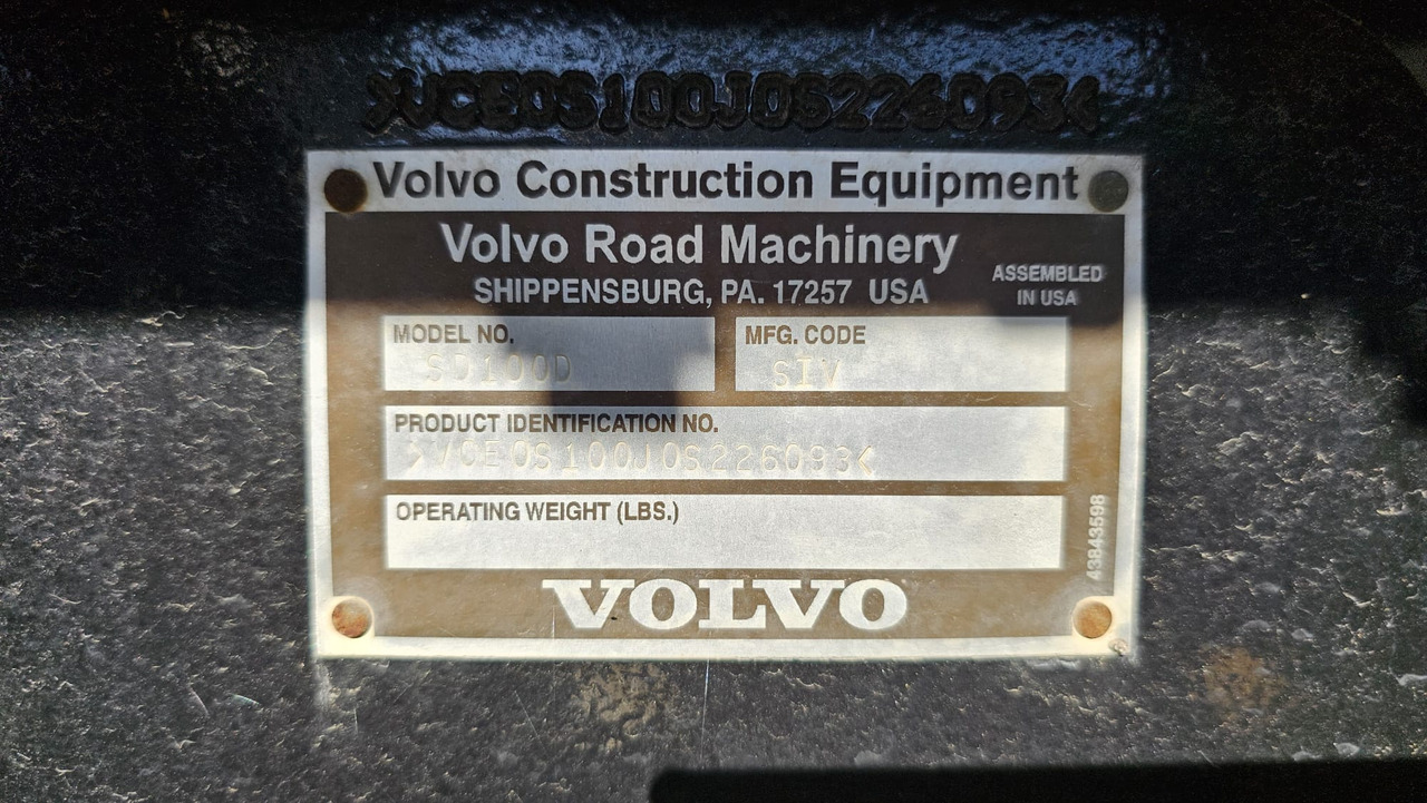 VOLVO SD100D - مدحلة: صور 3 VOLVO SD100D - مدحلة: صور 3