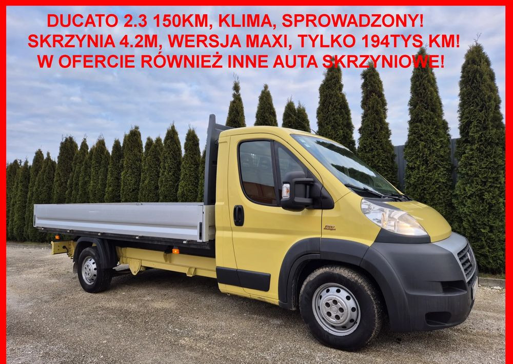 Fiat DUCATO 2.3 MultiJet 150KM - الشاحنات الصغيرة المسطحة: صور 1 Fiat DUCATO 2.3 MultiJet 150KM - الشاحنات الصغيرة المسطحة: صور 1