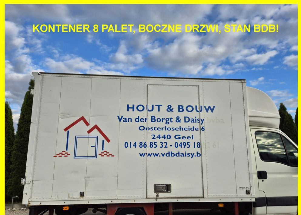 Kontener 8 palet Iveco, boczne drzwi ,stan bdb! Izoterma, Magazyn ,kurnik, garaż! - بصندوق مغلق: صور 1 Kontener 8 palet Iveco, boczne drzwi ,stan bdb! Izoterma, Magazyn ,kurnik, garaż! - بصندوق مغلق: صور 1