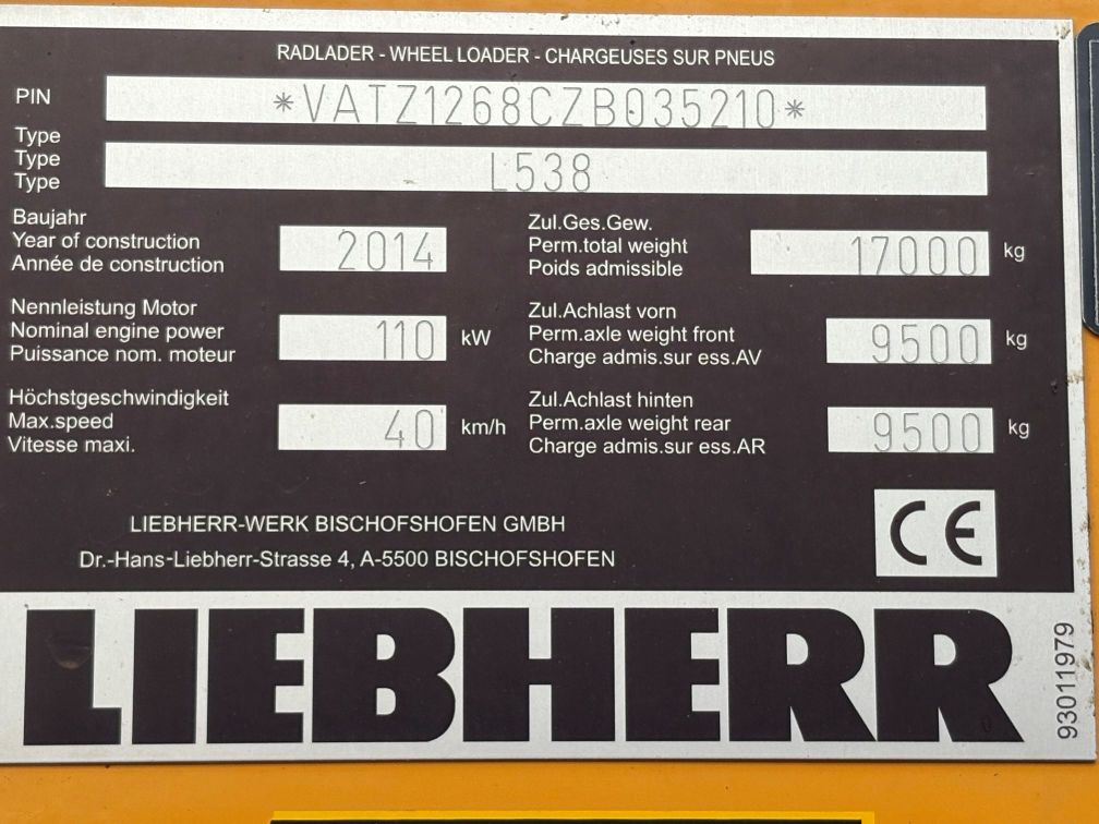 اللودر بعجل Liebherr L538: صور 28