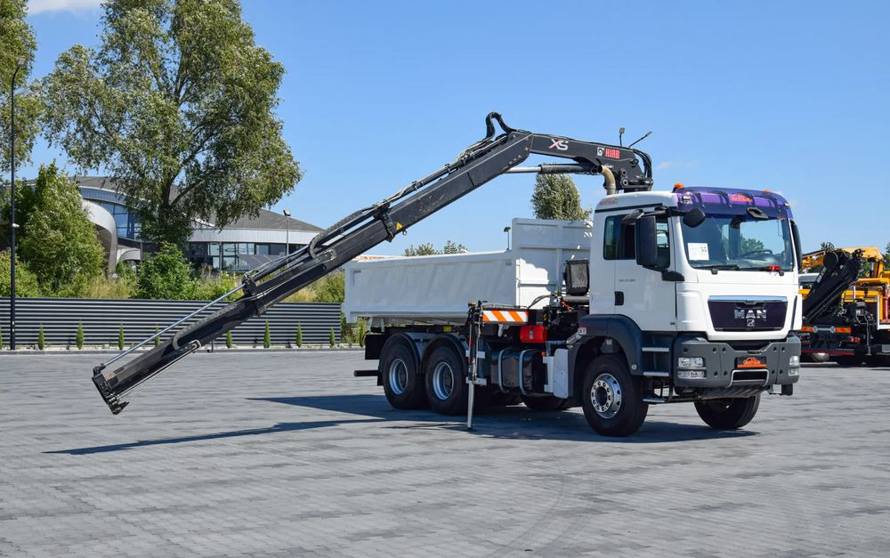 MAN TGS 33.360 / 6x4 / HDS HIAB 122 E-2 HIDUO / STEROWANIE RADIOWE / WYWROTKA / HYDROBURTA / AUTOMAT / KLIMA / TEMPOMAT / KAMERA COFANIA / SPROWADZONY - قلابات, شاحنة كرين: صور 3 MAN TGS 33.360 / 6x4 / HDS HIAB 122 E-2 HIDUO / STEROWANIE RADIOWE / WYWROTKA / HYDROBURTA / AUTOMAT / KLIMA / TEMPOMAT / KAMERA COFANIA / SPROWADZONY - قلابات, شاحنة كرين: صور 3
