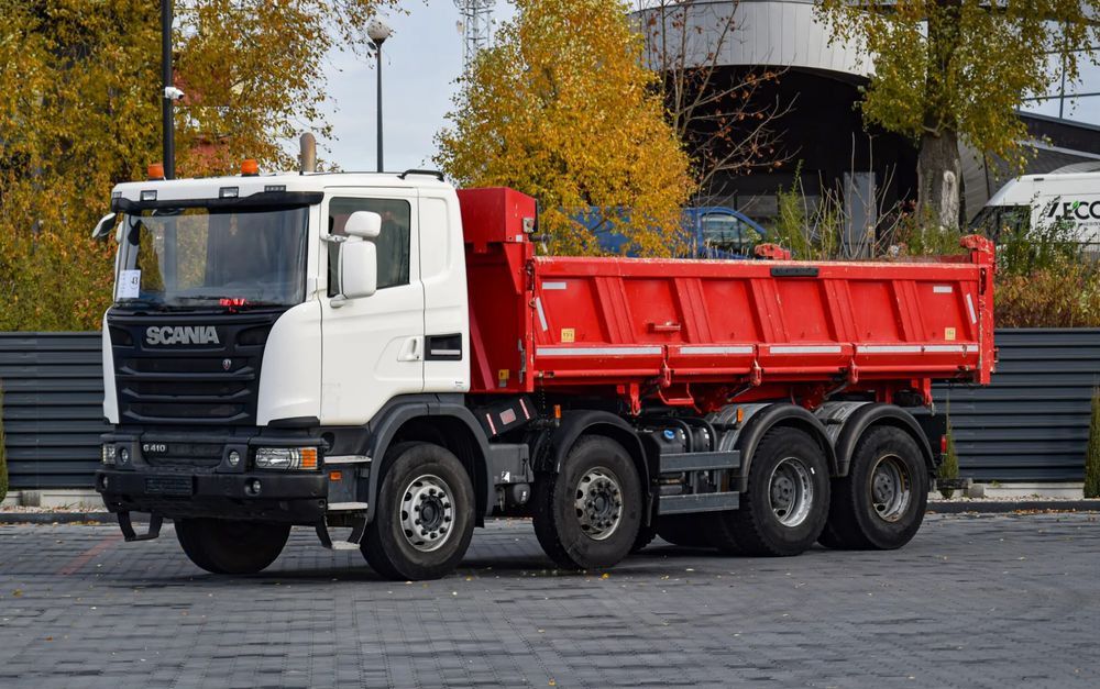 Scania G410 / 8x4 / EURO 6 / WYWROTKA / MELLER KIPPER / HYDROBURTA / AUTOMAT / 2016 / SERWISOWANY / SPROWADZONY - قلابات: صور 1 Scania G410 / 8x4 / EURO 6 / WYWROTKA / MELLER KIPPER / HYDROBURTA / AUTOMAT / 2016 / SERWISOWANY / SPROWADZONY - قلابات: صور 1