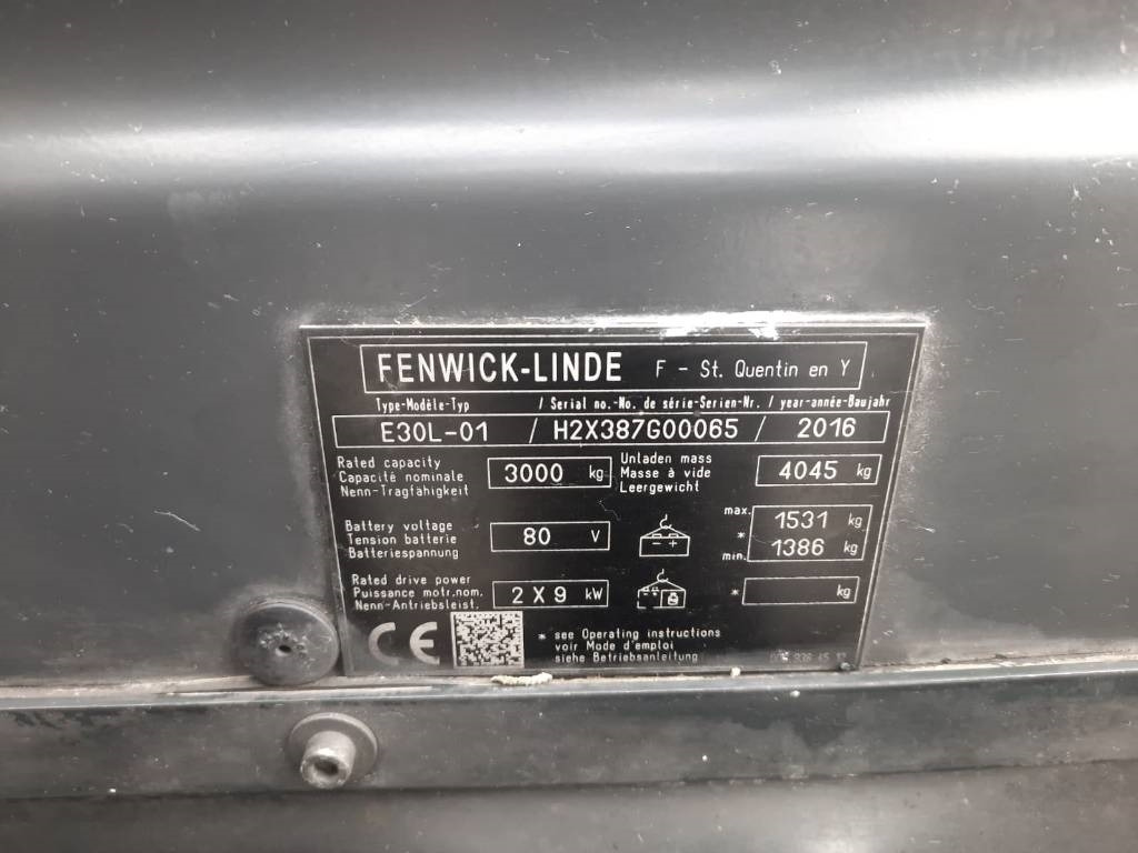 Linde E 30 L - رافعة شوكية كهربائية: صور 5 Linde E 30 L - رافعة شوكية كهربائية: صور 5