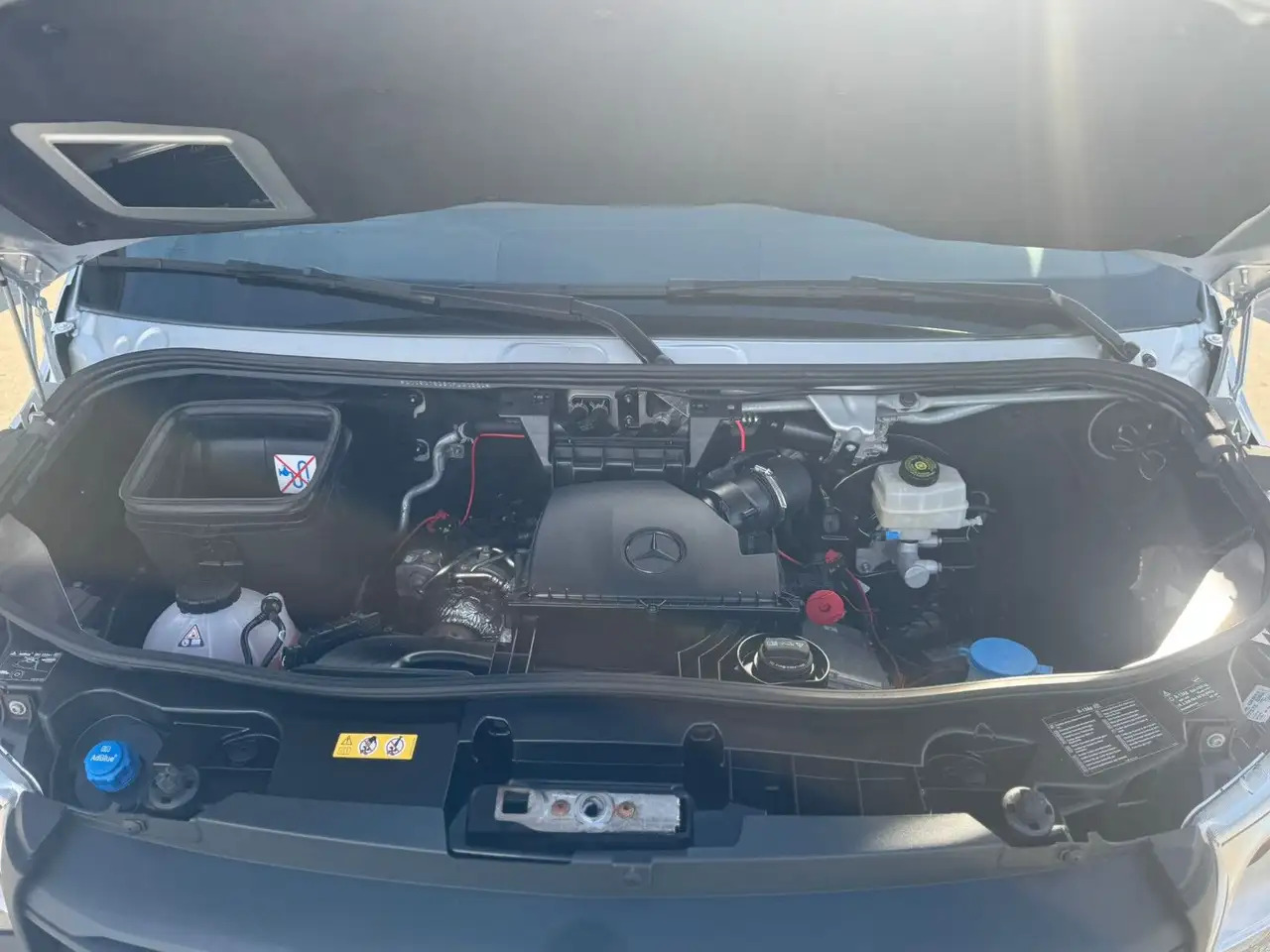 فان Mercedes-Benz Sprinter 317 CDI Maxi Lang Silber Klima MBUX AHK: صور 11