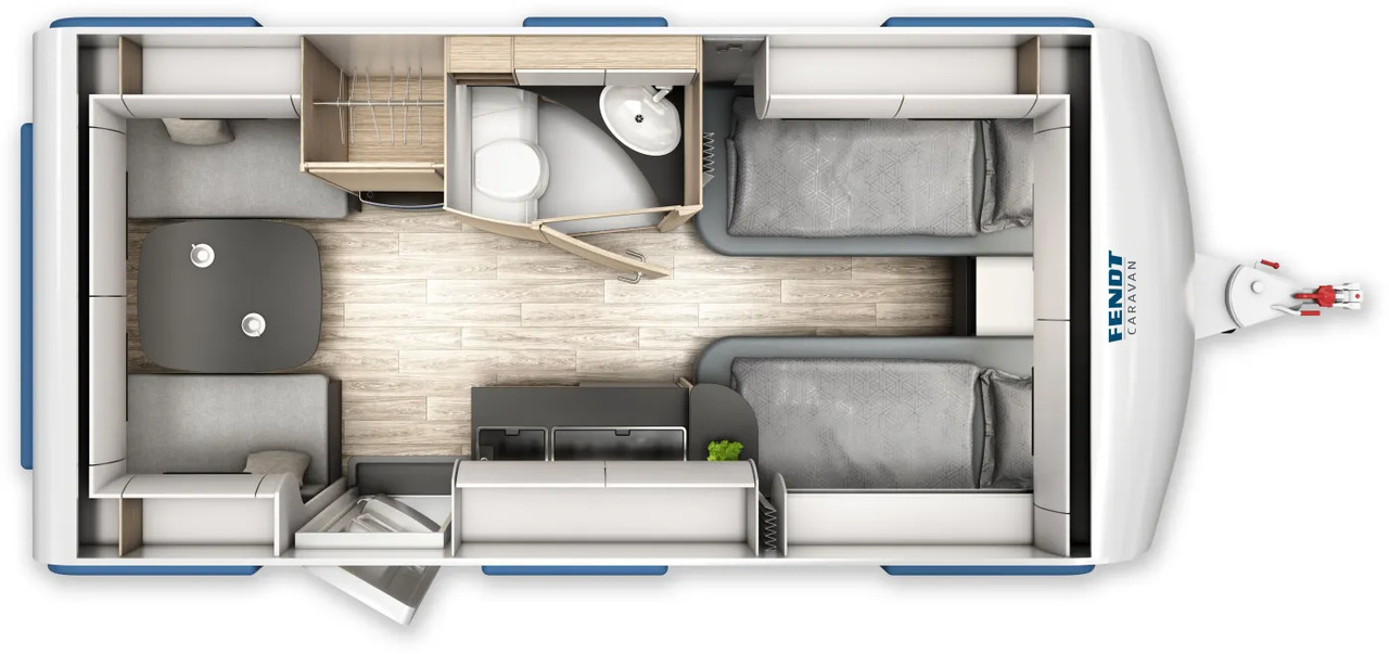 Fendt Apero 465 TG GFK, Dusche, 1.800 KG - كرفان سحب: صور 2 Fendt Apero 465 TG GFK, Dusche, 1.800 KG - كرفان سحب: صور 2